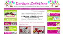 Desktop Screenshot of dorianecreations.fr