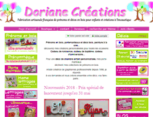 Tablet Screenshot of dorianecreations.fr